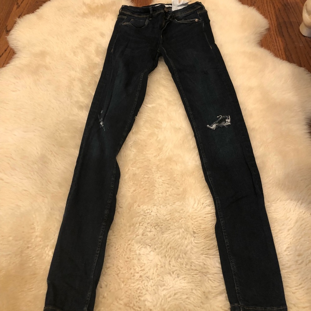 Zara distressed jeans